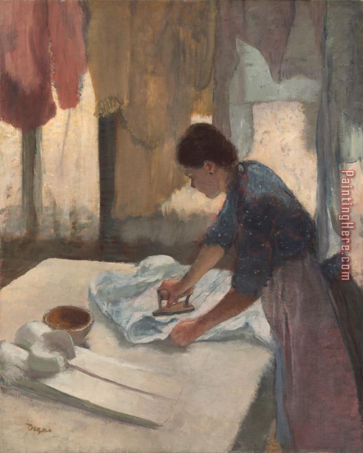 Edgar Degas Woman Ironing
